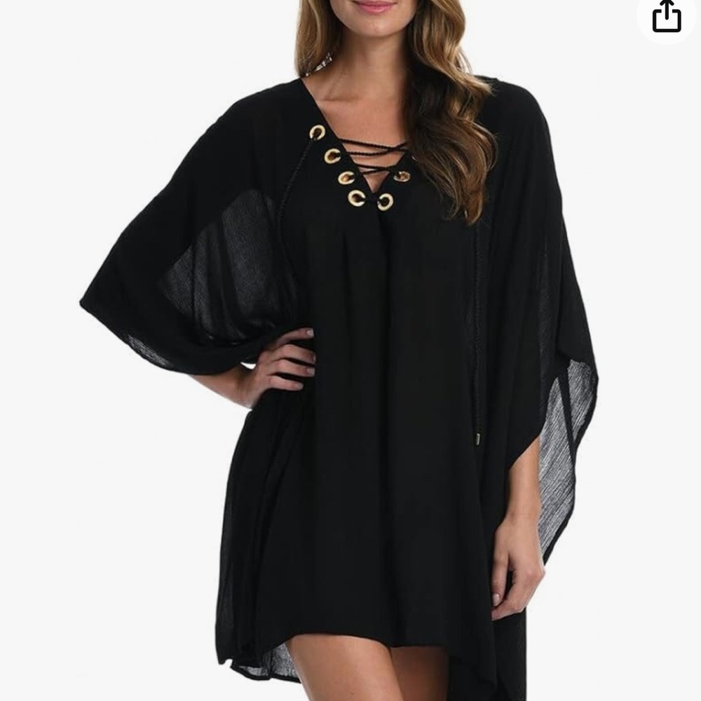 NWT la Blanca Women's Standard Lace Up Caftan